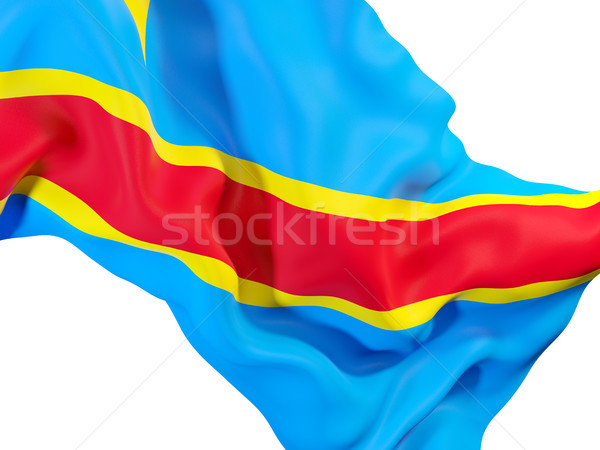 Bandeira democrático república Congo Foto stock © MikhailMishchenko