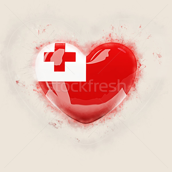 Heart with flag of tonga Stock photo © MikhailMishchenko