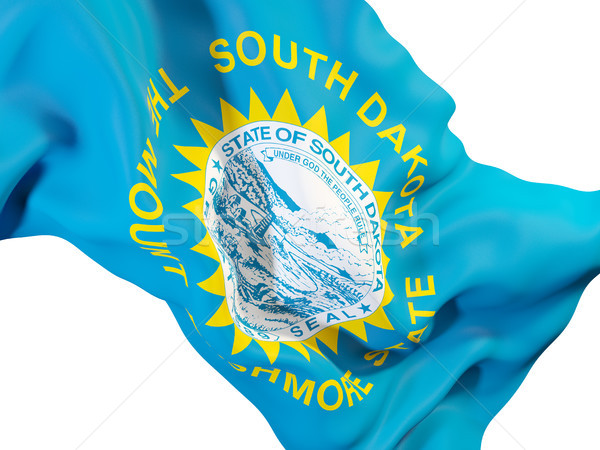 Süddakota Flagge Vereinigte Staaten lokalen Fahnen Stock foto © MikhailMishchenko