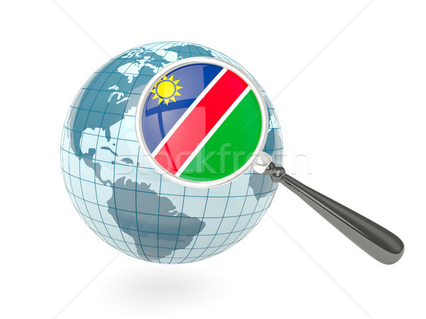 флаг Намибия синий мира изолированный Сток-фото © MikhailMishchenko