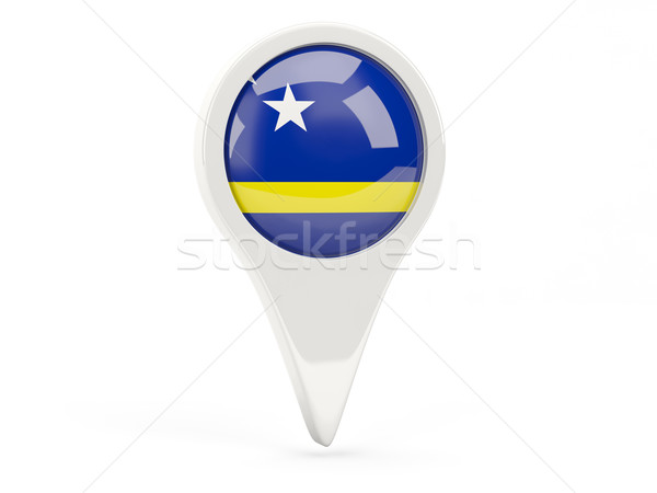 Round flag icon of curacao Stock photo © MikhailMishchenko