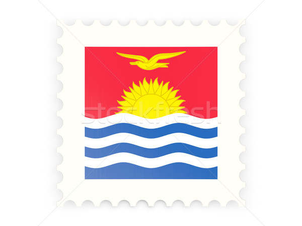 Postage stamp icon of kiribati Stock photo © MikhailMishchenko