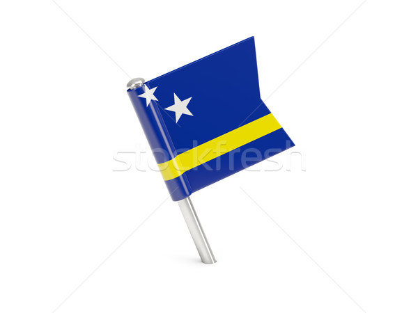 Flag pin of curacao Stock photo © MikhailMishchenko