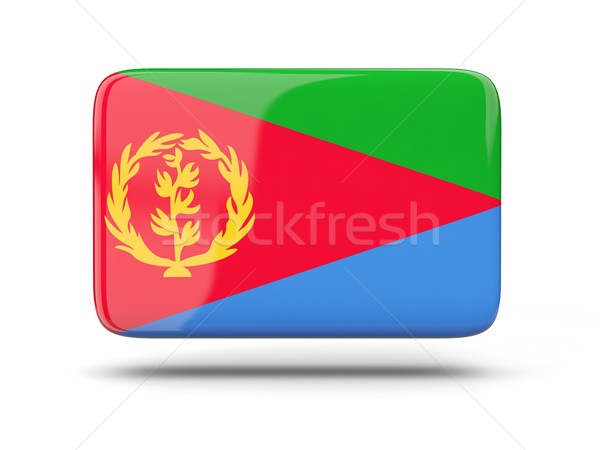 Square icon with flag of eritrea Stock photo © MikhailMishchenko