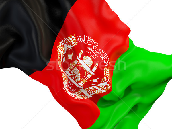 Stock foto: Flagge · Afghanistan · 3D-Darstellung · Reise