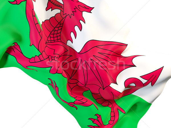 флаг Уэльс 3d иллюстрации путешествия Сток-фото © MikhailMishchenko