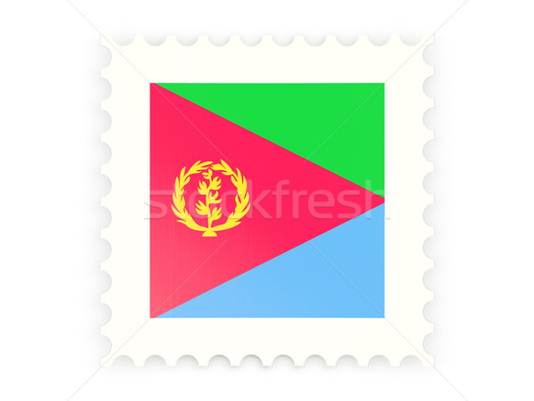 Icono Eritrea aislado blanco mail Foto stock © MikhailMishchenko