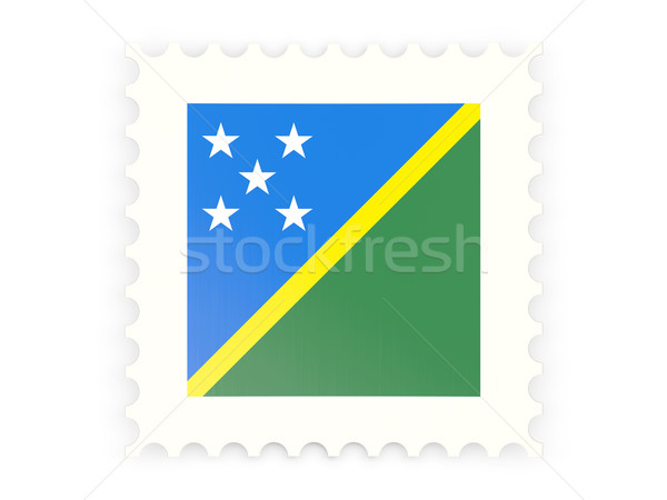 Postage stamp icon of solomon islands Stock photo © MikhailMishchenko