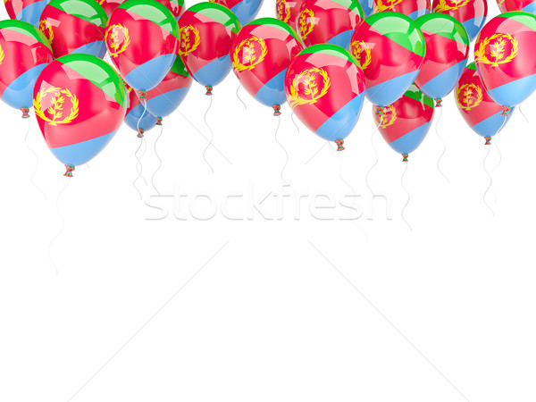 Balloon frame with flag of eritrea Stock photo © MikhailMishchenko