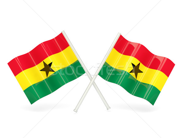 Flag of ghana Stock photo © MikhailMishchenko