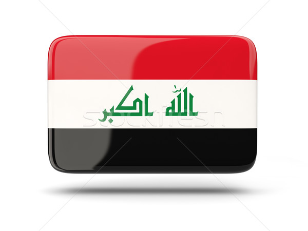 Stock fotó: Tér · ikon · zászló · Irak · árnyék · felirat