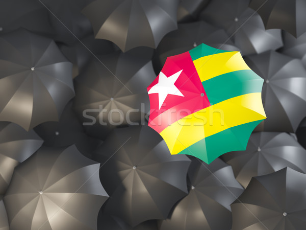 Umbrella with flag of togo Stock photo © MikhailMishchenko