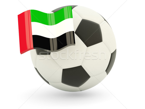 サッカー フラグ アラブ首長国連邦 孤立した 白 スポーツ ストックフォト © MikhailMishchenko