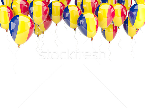 Balloon frame with flag of chad Stock photo © MikhailMishchenko