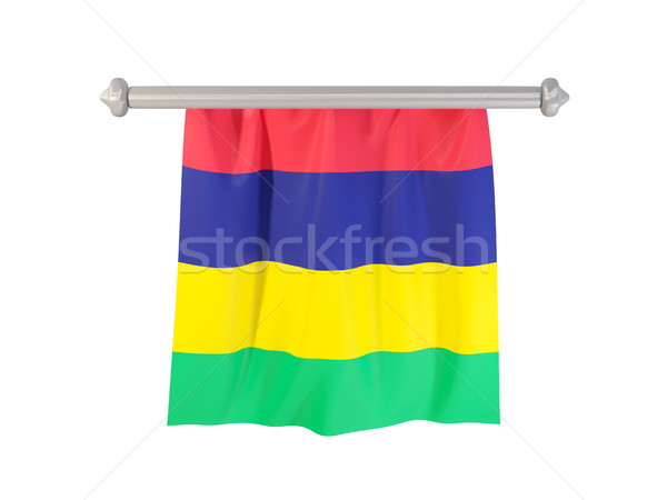 Pennant with flag of mauritius Stock photo © MikhailMishchenko