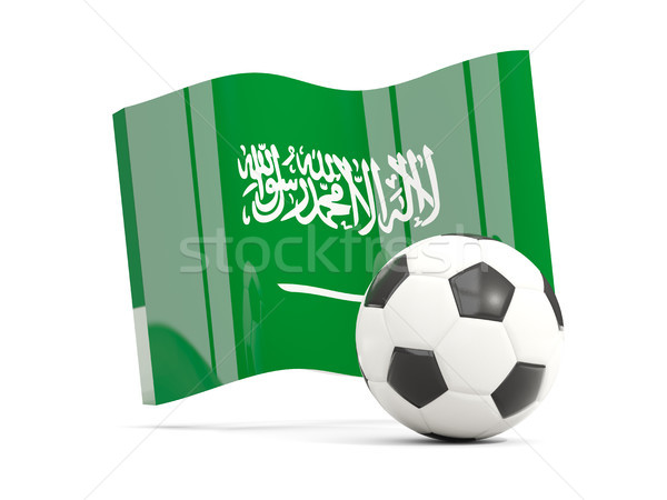 Fotbal pavilion saudi izolat alb Imagine de stoc © MikhailMishchenko