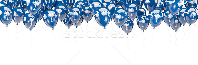 Ballonnen frame vlag South Carolina Verenigde Staten lokaal Stockfoto © MikhailMishchenko