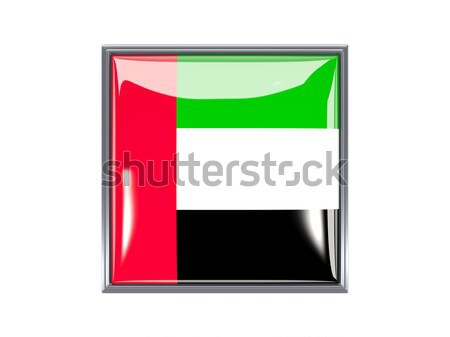 Square metal button with flag of bulgaria Stock photo © MikhailMishchenko