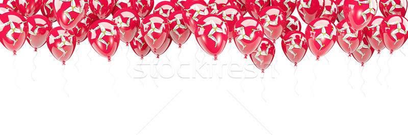 Balloons frame with flag of isle of man Stock photo © MikhailMishchenko