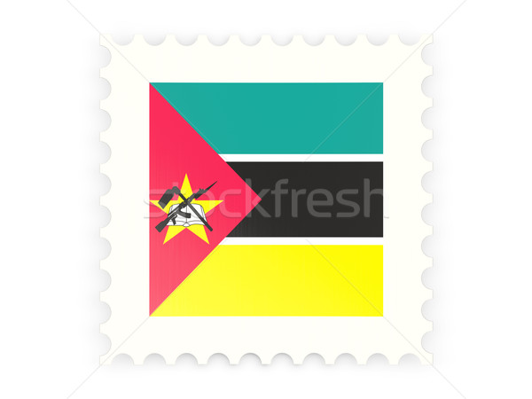 Postage stamp icon of mozambique Stock photo © MikhailMishchenko