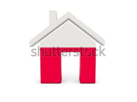 Home with flag of poland Stock photo © MikhailMishchenko