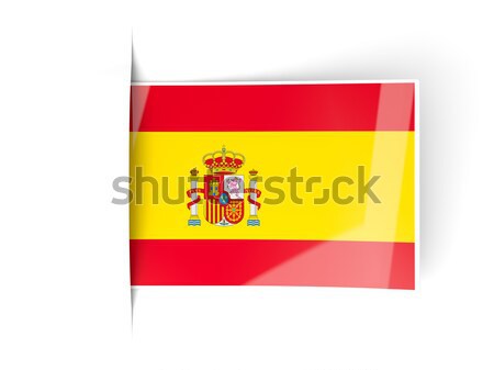 Stock photo: Postage stamp icon of spain