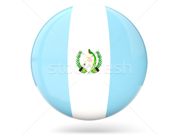 Round icon with flag of guatemala Stock photo © MikhailMishchenko