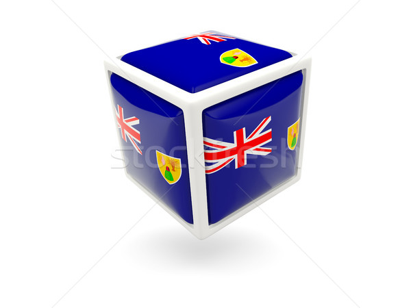 Stockfoto: Vlag · eilanden · kubus · icon · geïsoleerd · witte