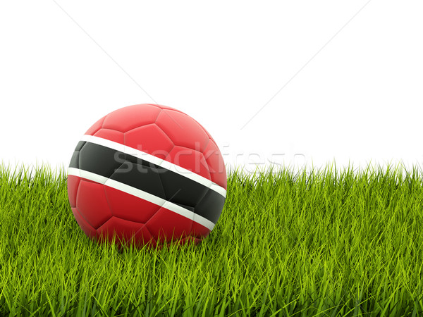 Football with flag of trinidad and tobago Stock photo © MikhailMishchenko