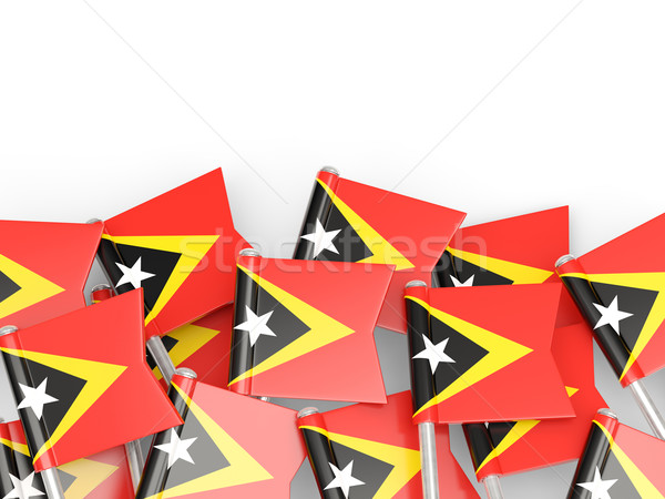 Flag pin of east timor Stock photo © MikhailMishchenko