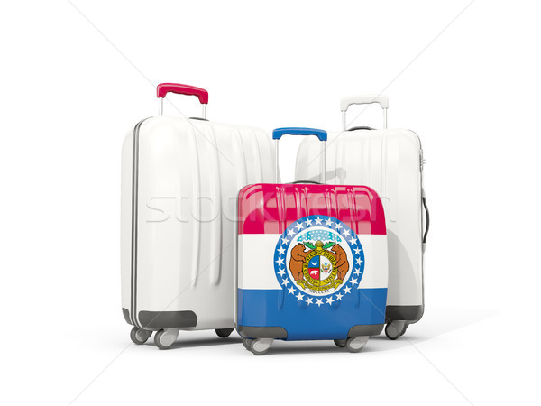 Bagage vlag Missouri drie zakken Verenigde Staten Stockfoto © MikhailMishchenko