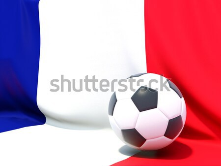 Flag of mongolia with football in front of it Stock photo © MikhailMishchenko