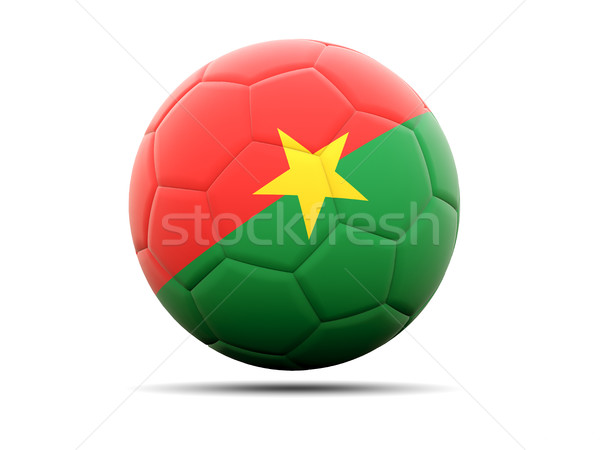 Football with flag of burkina faso Stock photo © MikhailMishchenko