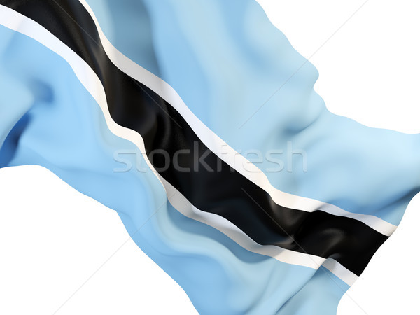 Waving flag of botswana Stock photo © MikhailMishchenko