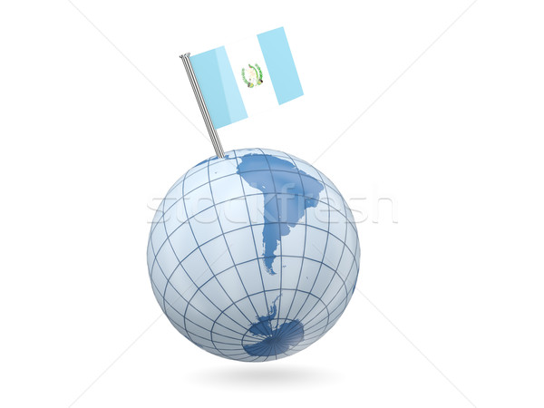 Globe with flag of guatemala Stock photo © MikhailMishchenko