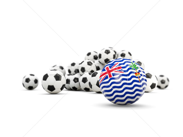 Football with flag of british indian ocean territory isolated on Stock photo © MikhailMishchenko