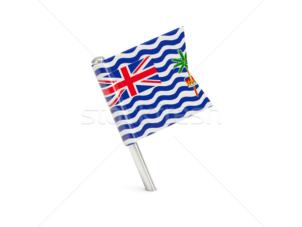 Flag pin of british indian ocean territory Stock photo © MikhailMishchenko