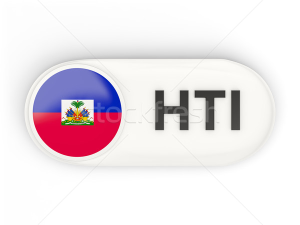 Icon vlag Haïti iso code land Stockfoto © MikhailMishchenko