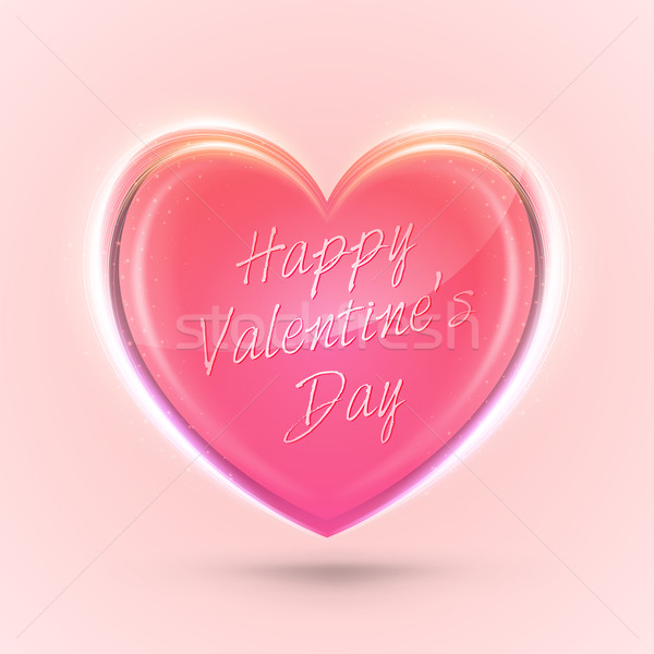 Valentines Day Abstract Background. Romantic Vector Illustration for Greeting Cards Design. Happy Va Stock photo © mikhailmorosin