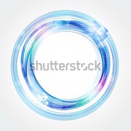 Abstract Blue Frame with Place for Text Stock photo © mikhailmorosin