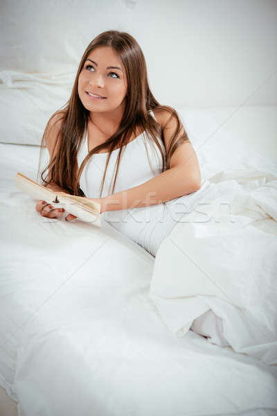 Stock photo: Reading In The Morning