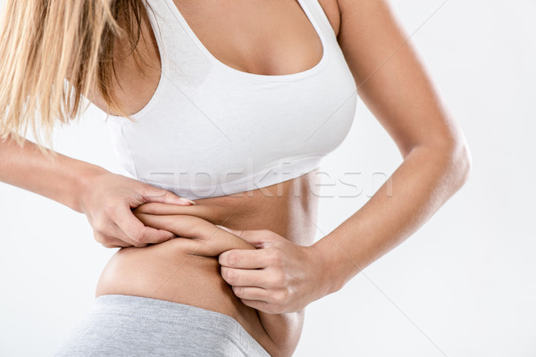 Stock photo: Pinching Fat