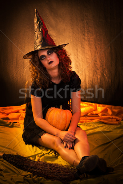 Halloween witch Stock photo © MilanMarkovic78