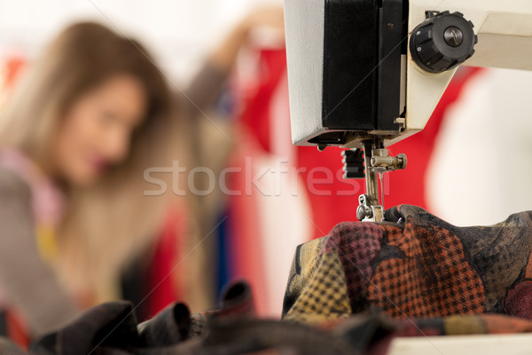 Close-up Of Sewing Stock photo © MilanMarkovic78