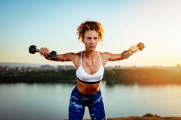 Training In Nature Stock photo © MilanMarkovic78