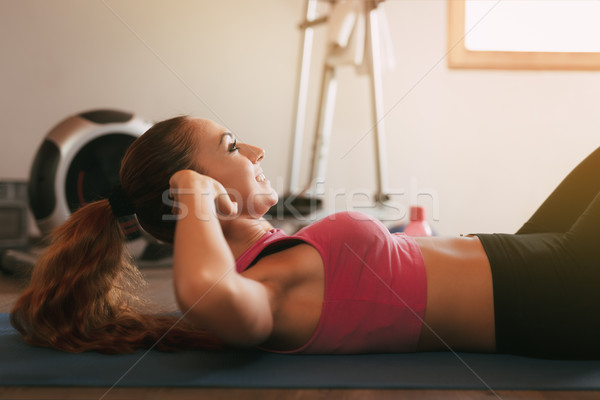 Sit-ups Stock photo © MilanMarkovic78