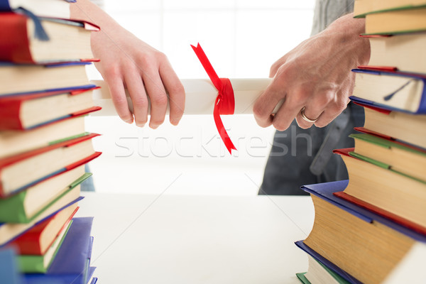 It's the key to her future Stock photo © MilanMarkovic78