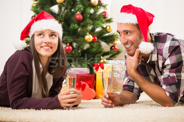 Celebrating Christmas Or New Year Stock photo © MilanMarkovic78
