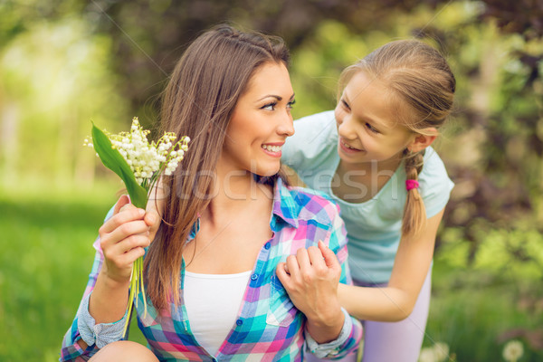 Surprise For Mum Stock photo © MilanMarkovic78