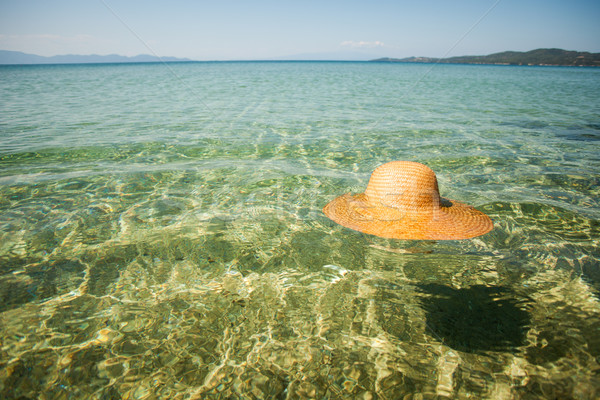 Sun hat in the sea Stock photo © MilanMarkovic78
